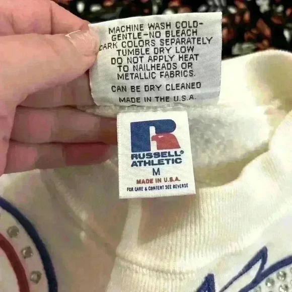 Vintage 1985 rhinestone appliqué sweatshirt by Pleone The Great Glitzby RARE - Picture 2 of 9